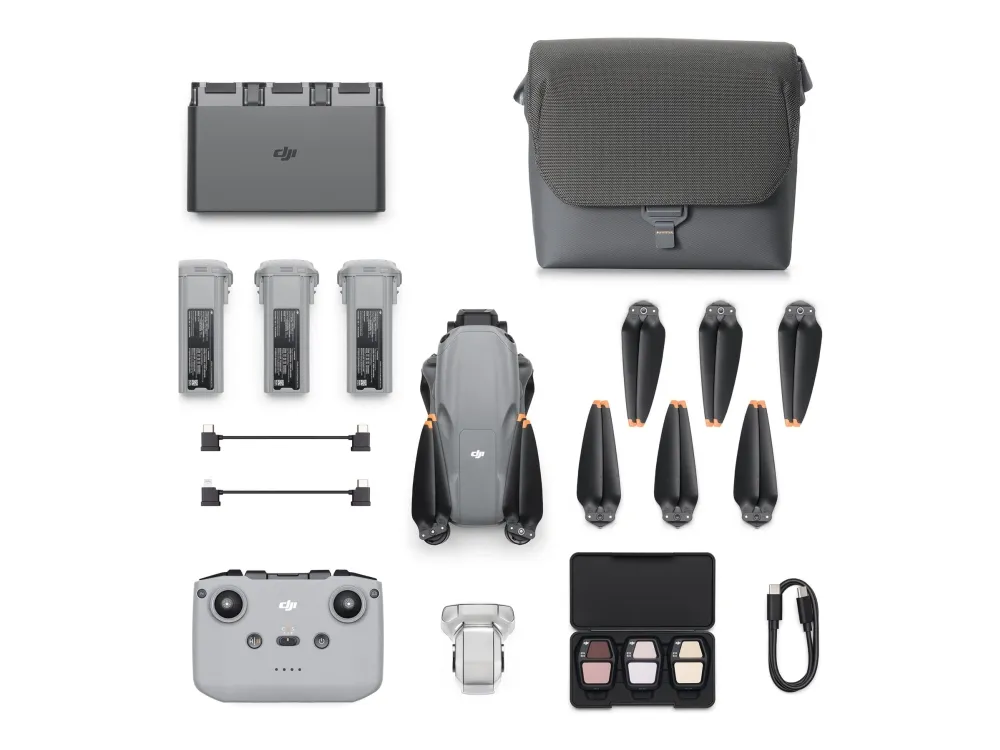 DJI Air 3S Fly More Combo (DJI RC-N3) - Drone - USB