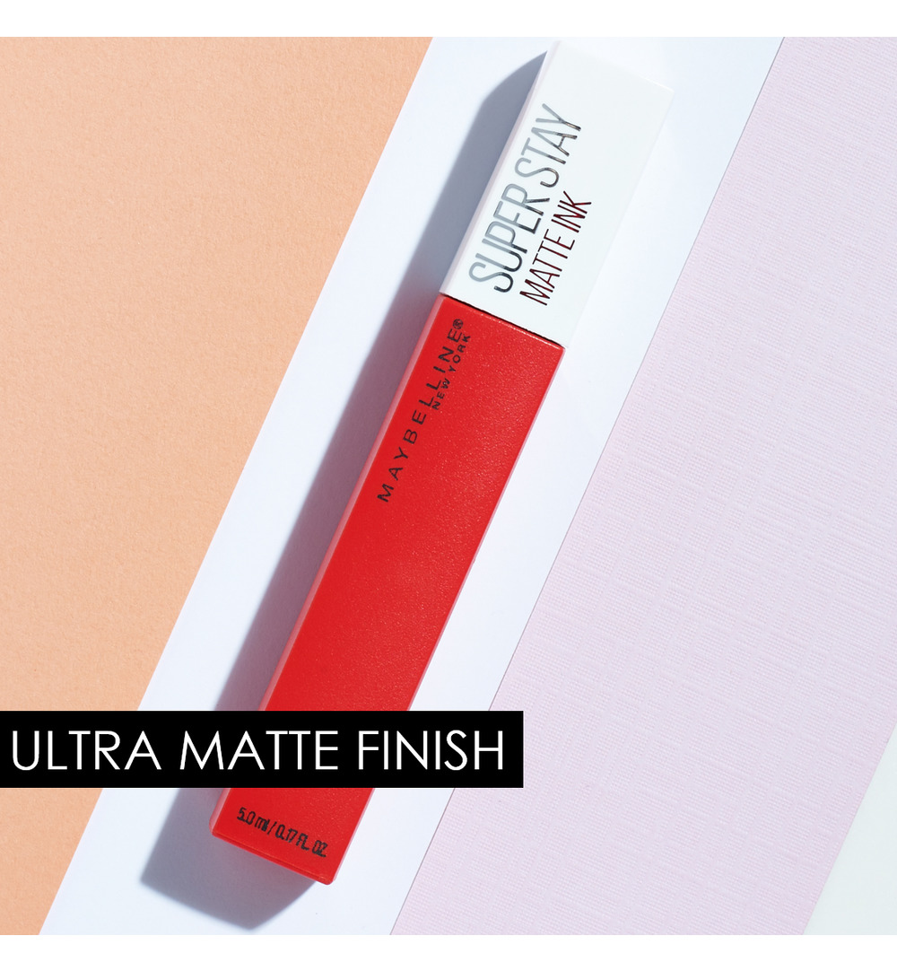 Maybelline New York Superstay spiced lipstick 325 shot (1 stuk)