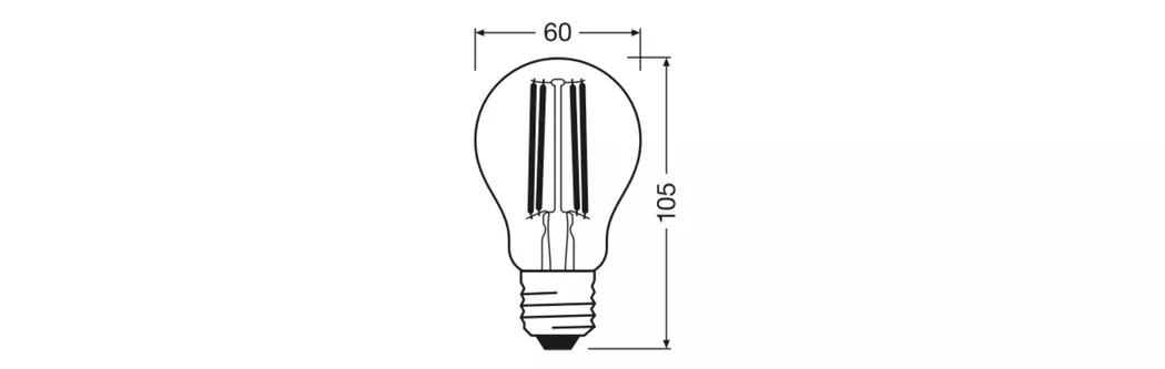 LED-Birne E27/5 Watt/Energie A