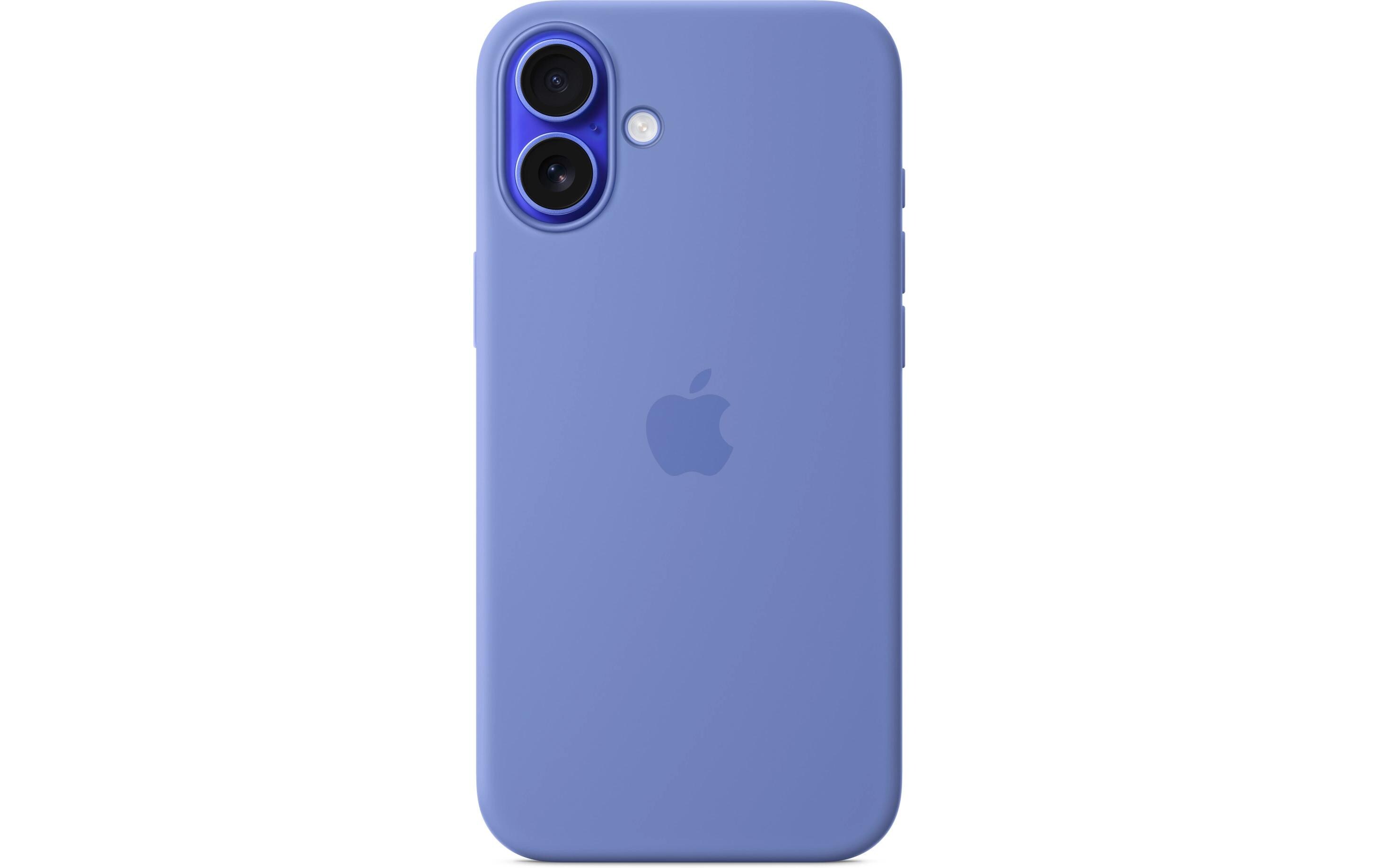 Silicone Case mit MagSafe iPhone 16 Plus PeriwinkleSilikon-Backcover mit «MagSafe» für das Apple iPhone 16 Plus