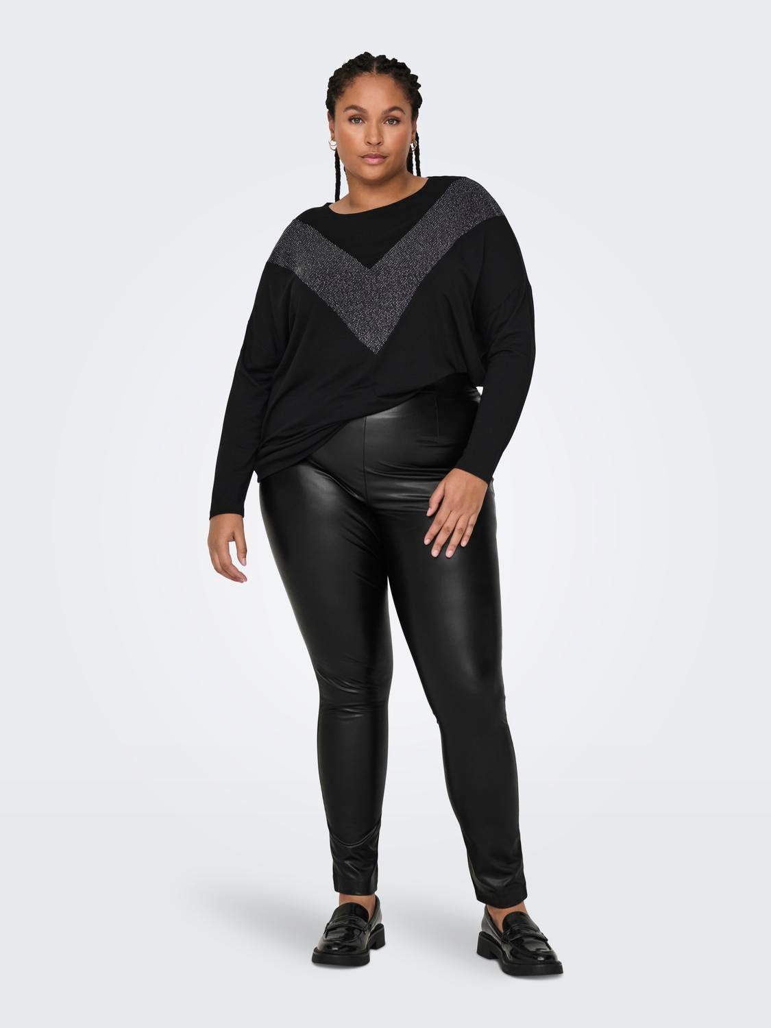 CARJESSIE Slim Fit Leggings Black