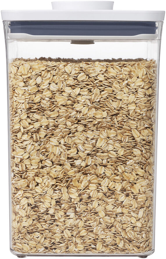OXO OXO POP container, stor kvadrat, 4,2 l. Transparent