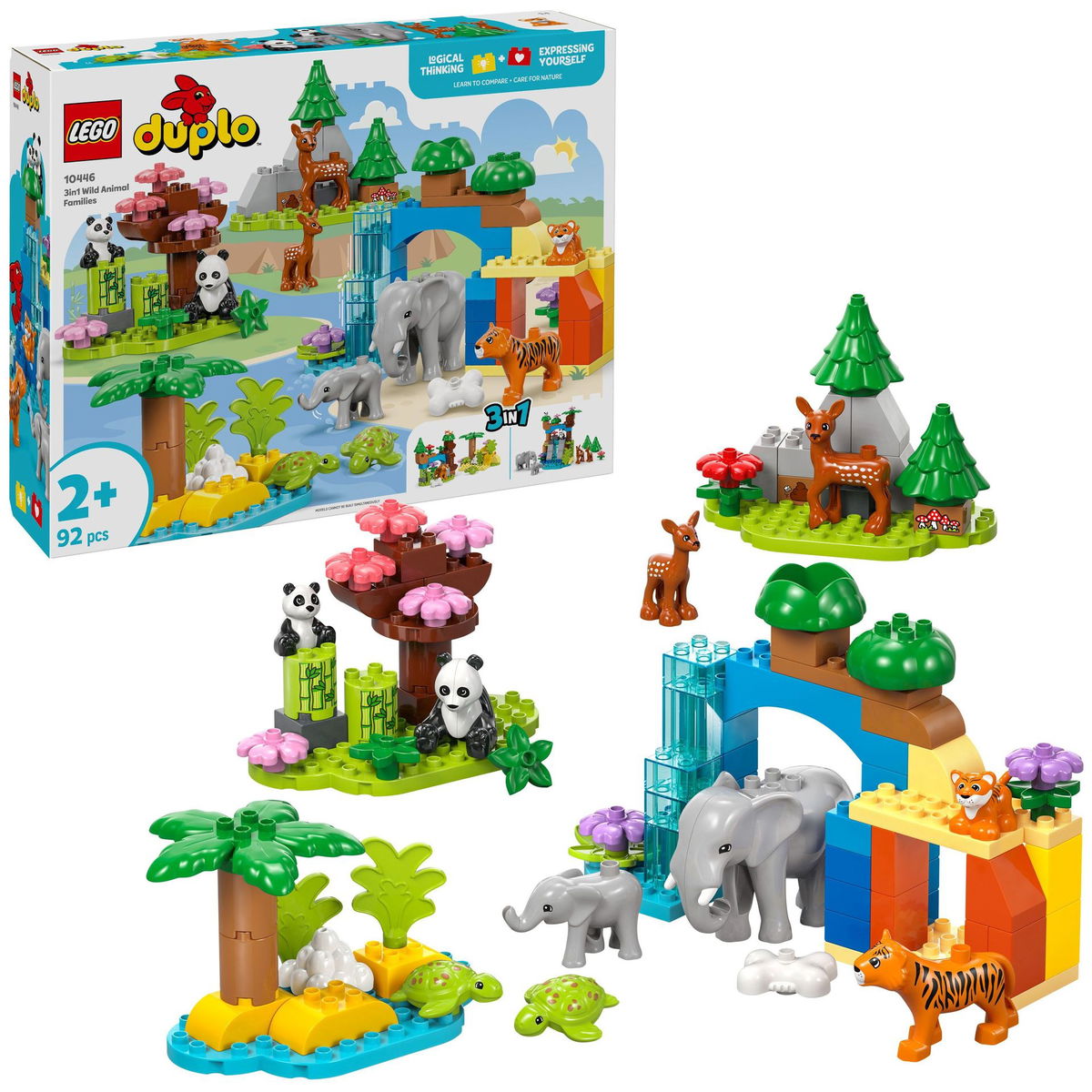 LEGO DuploLEGO Duplo   Wildtier Familien 3in1 Set
