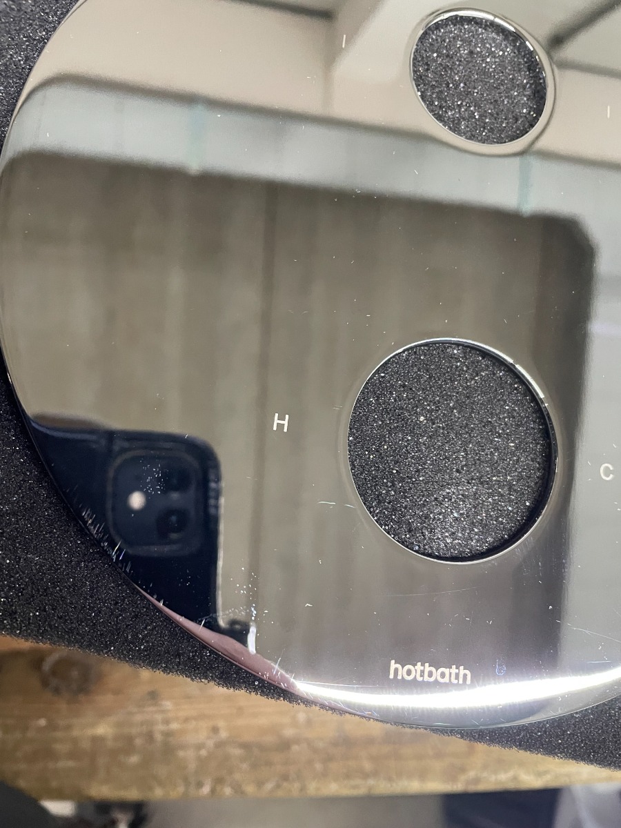 SCHADEMODEL: Hotbath Cobber Afbouwdeel Thermostaat met 2-weg stop-omstel Chroom B009