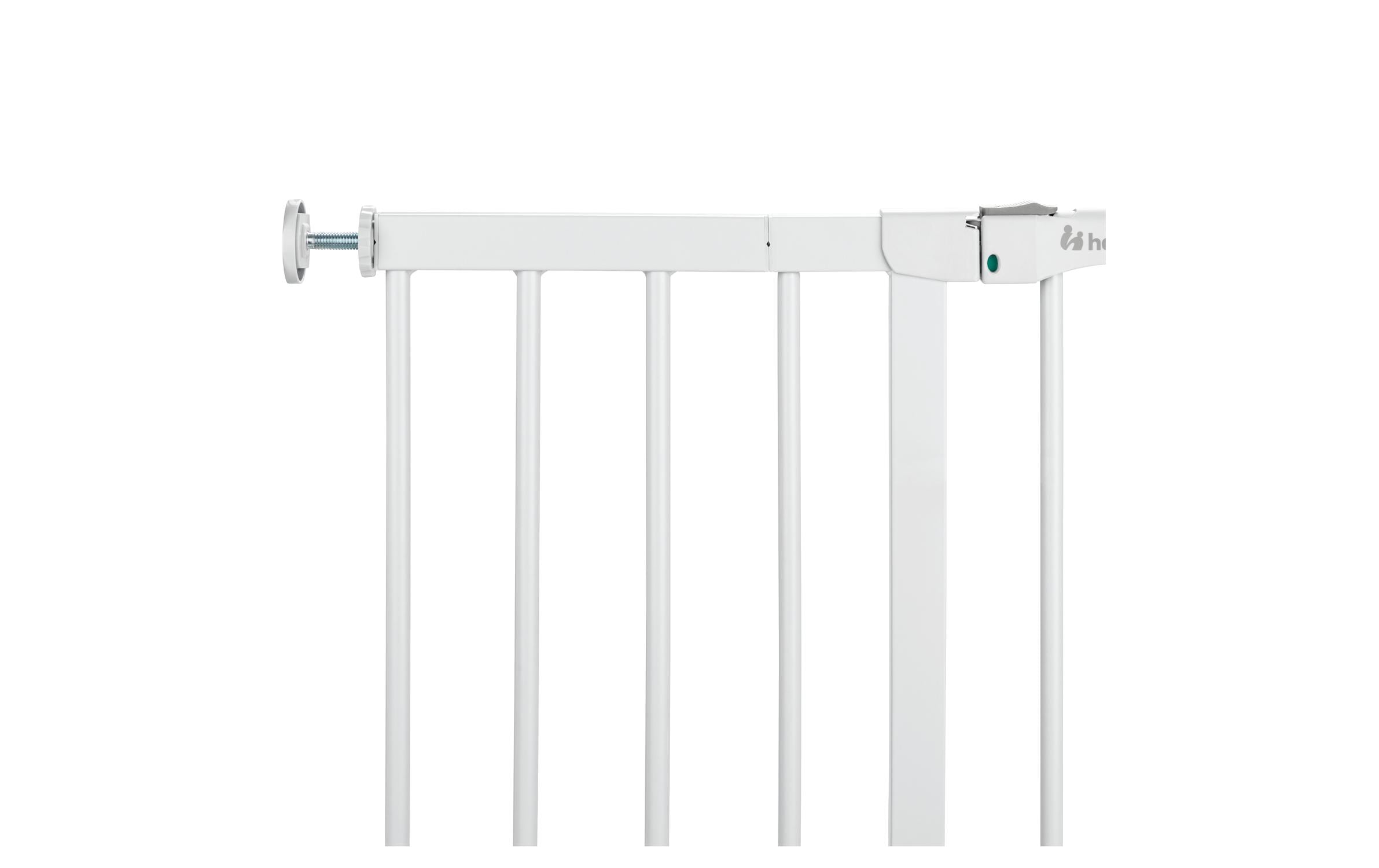 Türschutzgitter Clear Step Autoclose 2 +21 cm WeissBarrierefreies, automatisch schliessendes Tür- und Treppenschutzgitter-Set