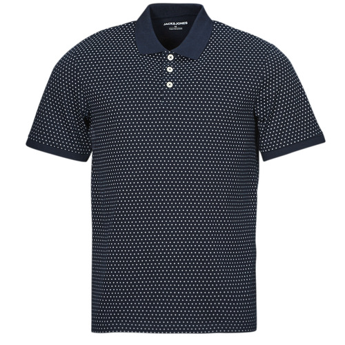 Jack & Jones - JJLUIS AOP POLO SS - Marine