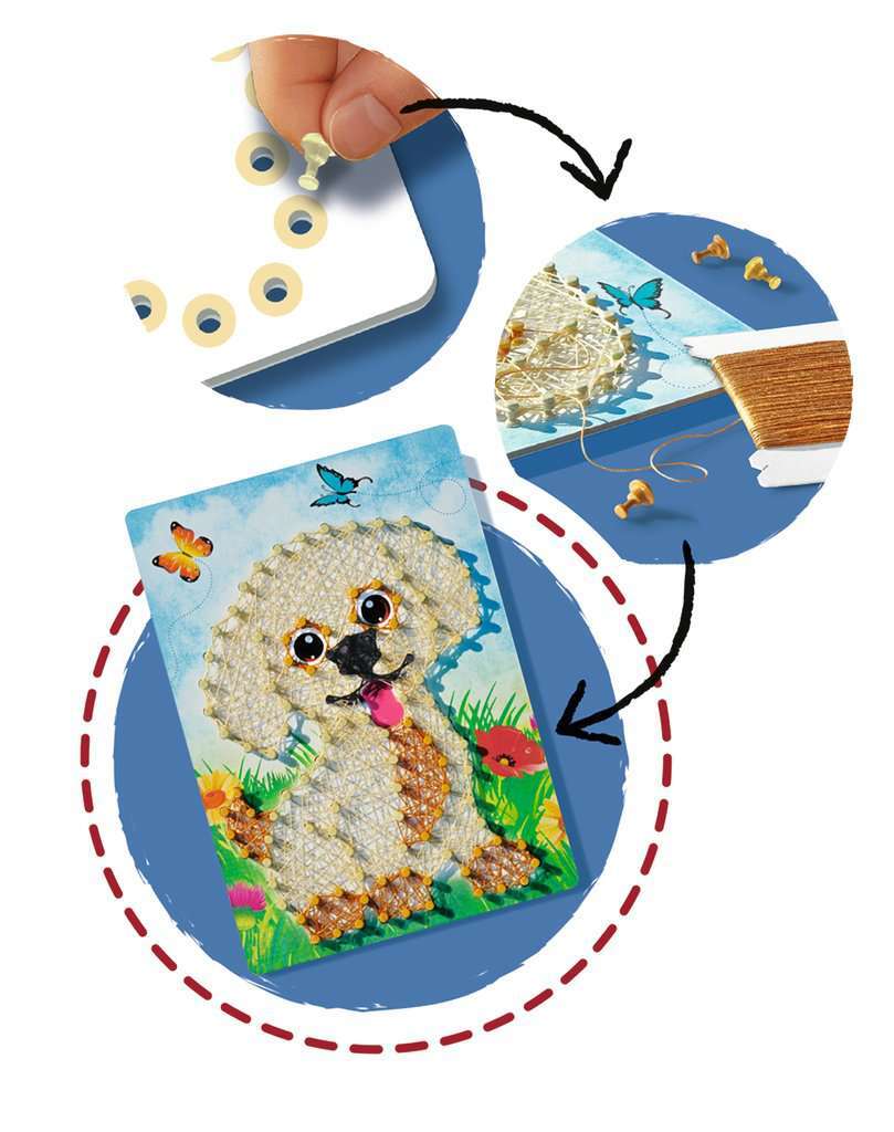 Ravensburger Spiel String Art Hunde