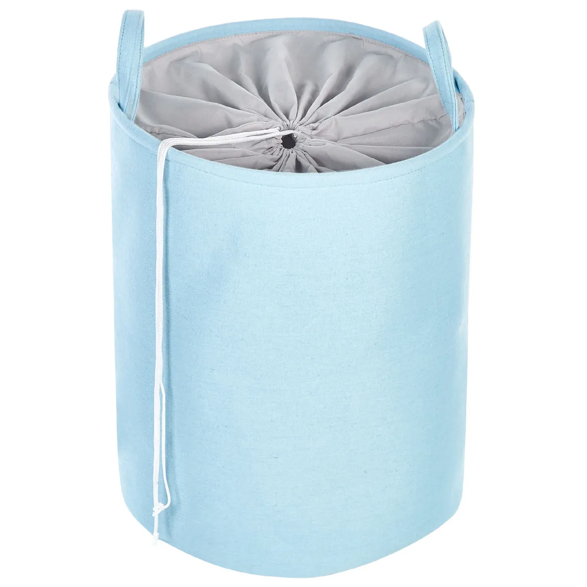 Beliani Lot de 3 paniers en tissu polyester bleu ARCHA