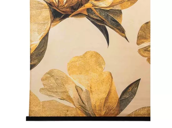 Toile imprimée en parchemin
