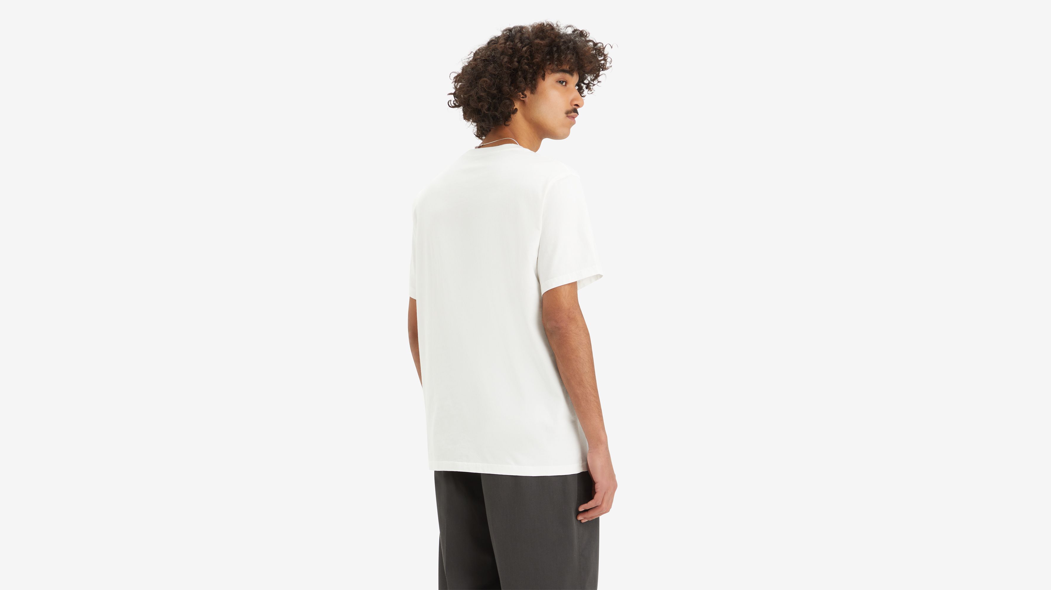 T-shirt graphique Relaxed - Wave Aop Hl Logo White+ - Blanc
