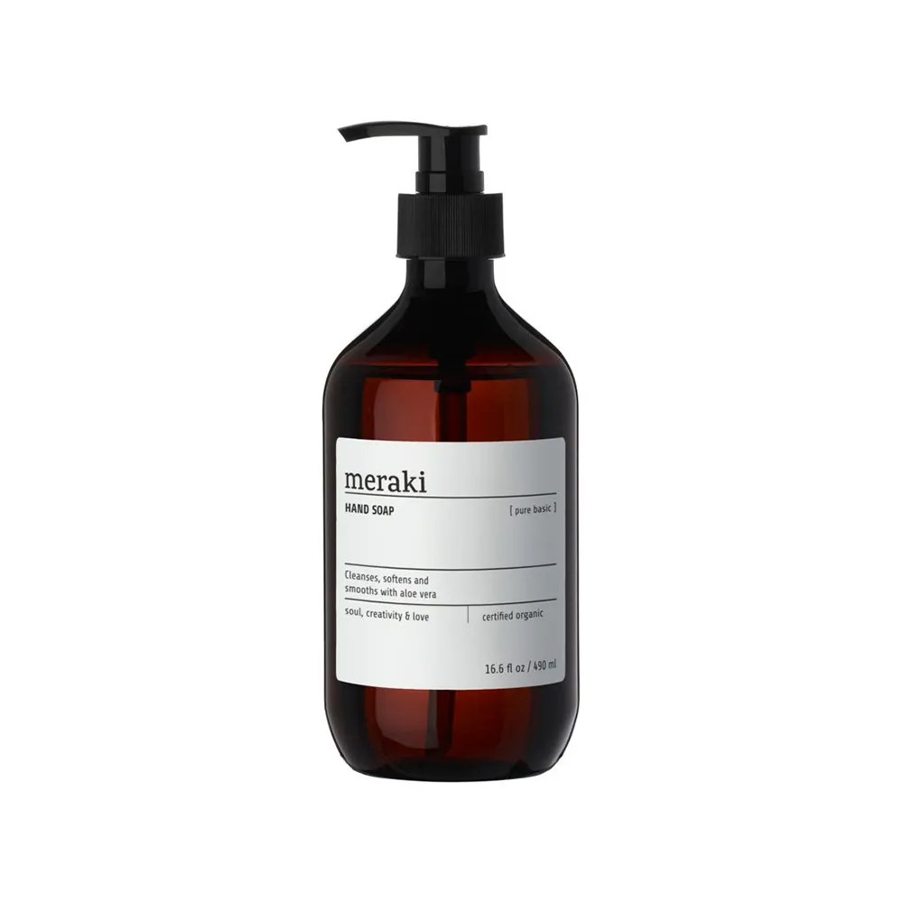 Meraki Håndsæbe, Pure Basic - 490 ml.