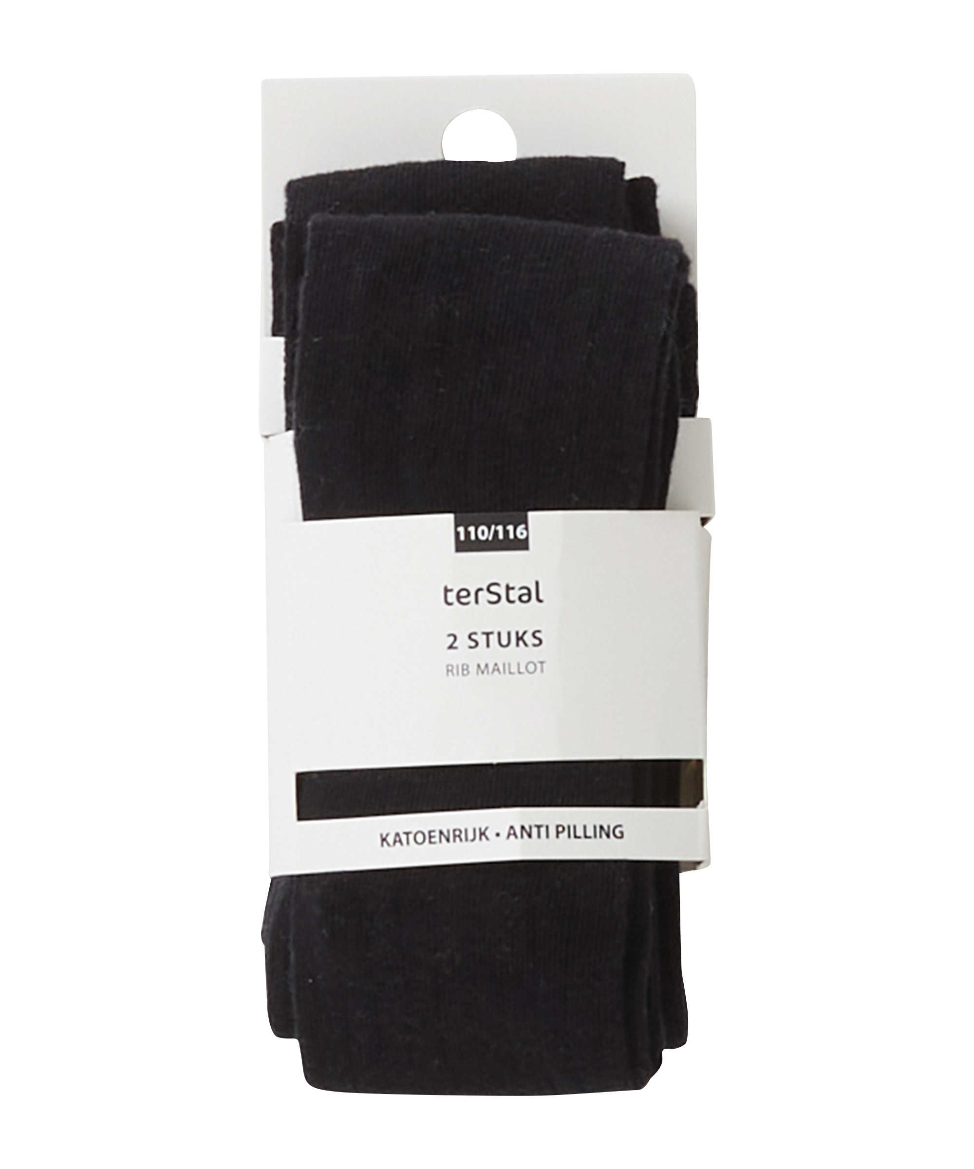 2-pack maillot uni rib