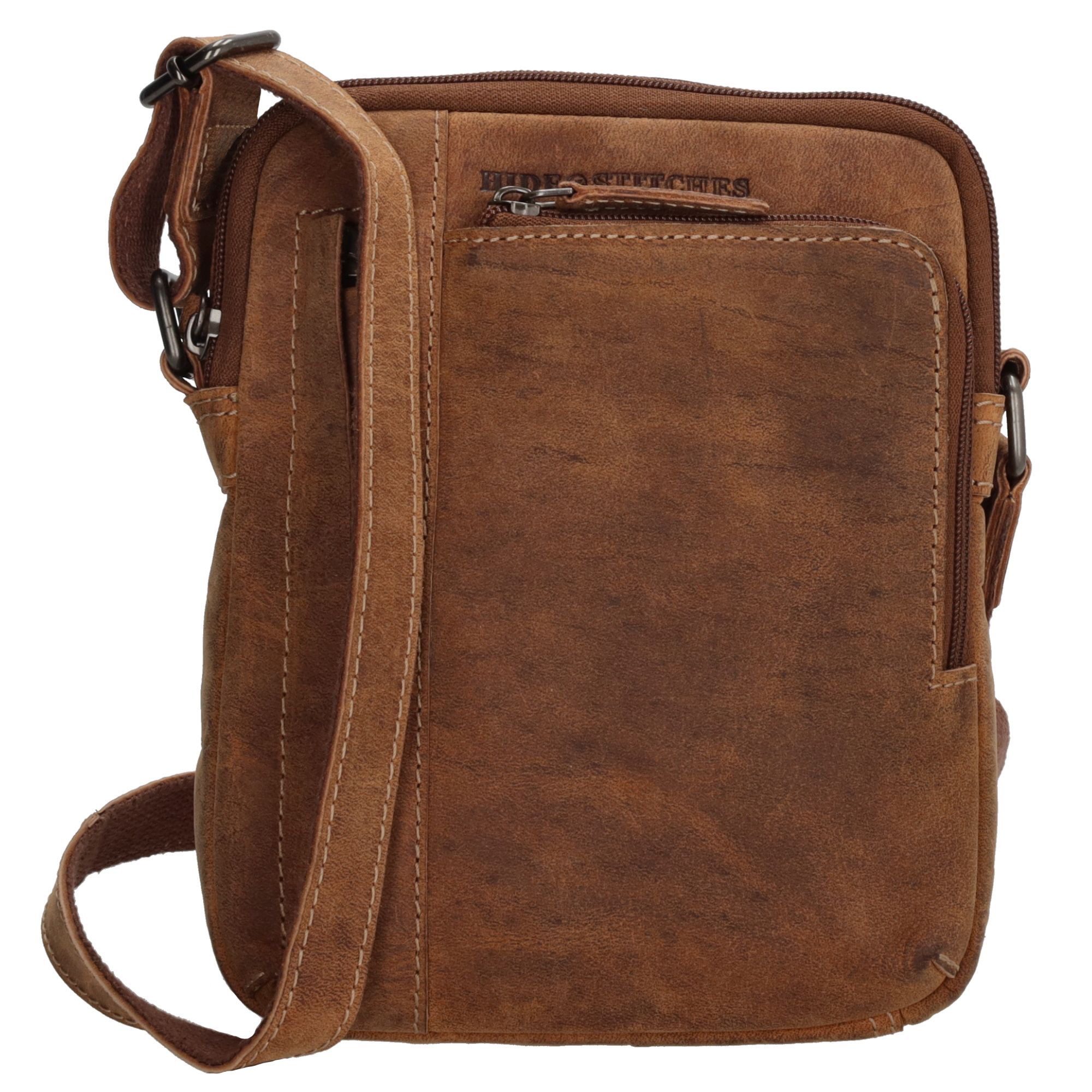 Hide & Stitches Idaho Schoudertas Bruin