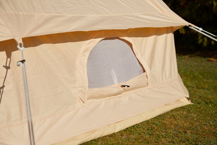 Blue Moose telt Bell glamping 500 x 500 cm