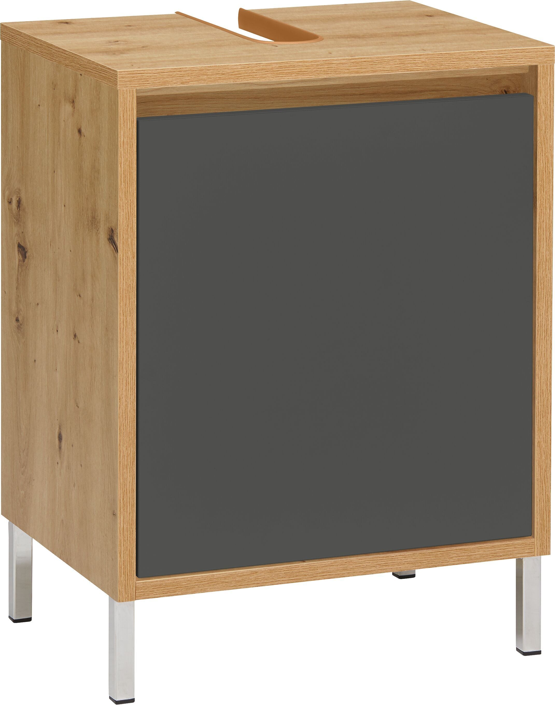 SIERRA Lavaboy - Eiche/Anthrazit / B: 45.0 cm x T: 35.0 cm x H: 60.0 cm