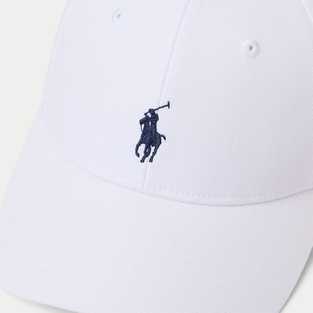 RLX Signature Pony Twill Sports Caps Hvit