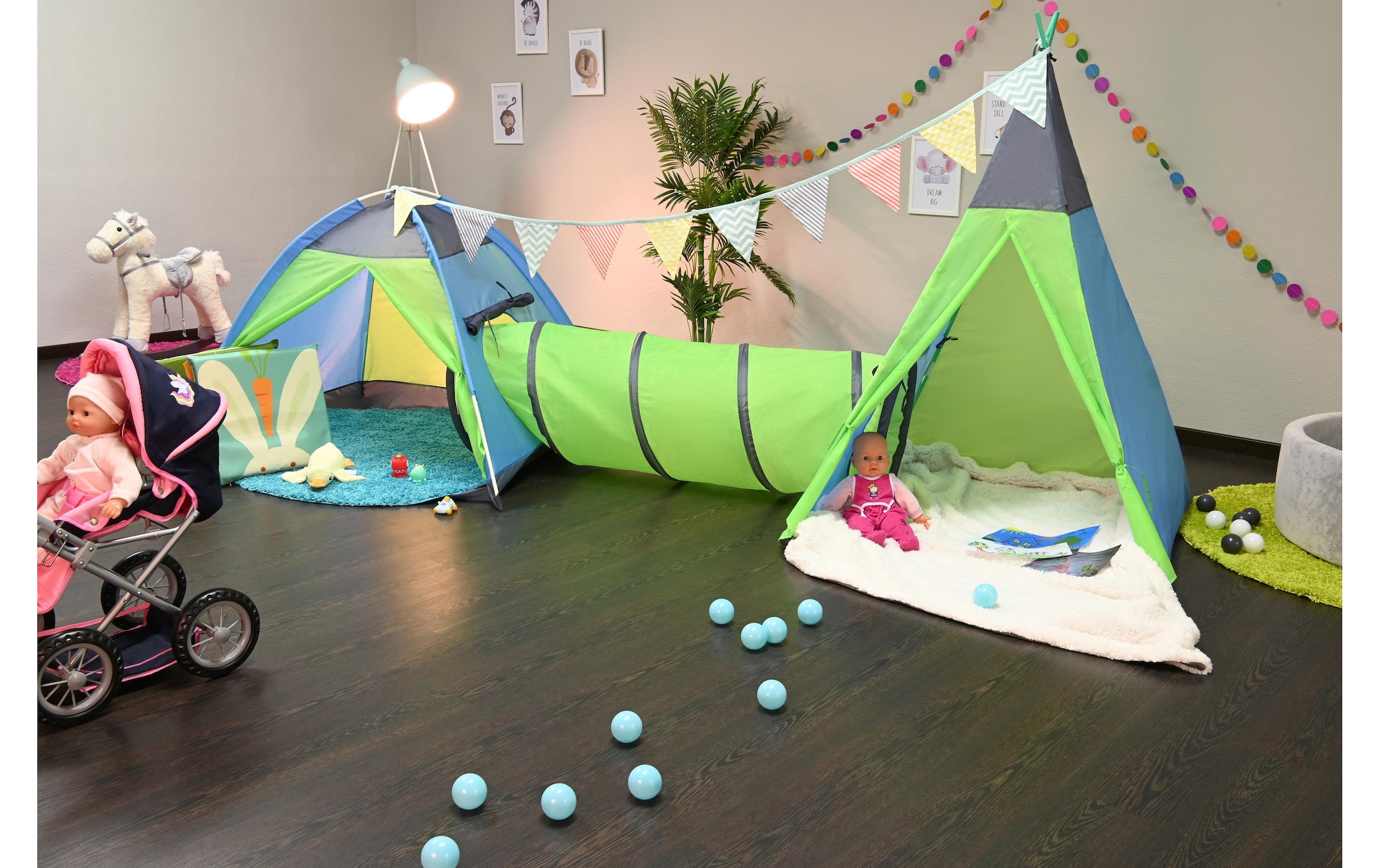 Knorrtoys® Spielzelt »Zenovia green-blue«