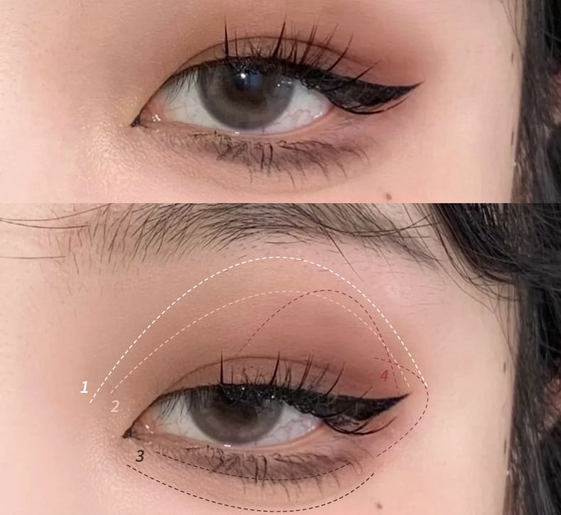 xixi - Oogschaduw- en blushpalet - 3 kleuren