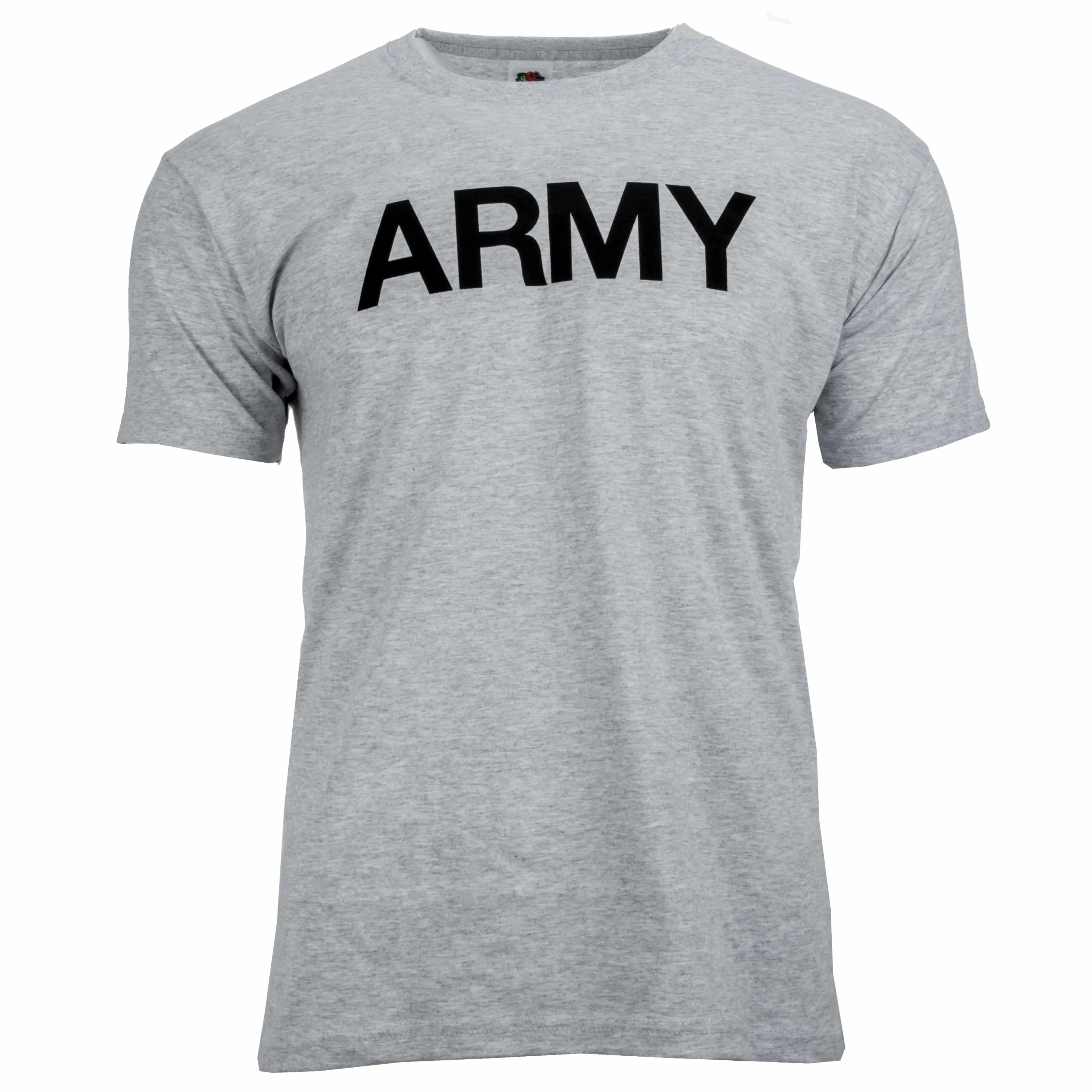 Fruit of the Loom -  T-Shirt Army grau Big A