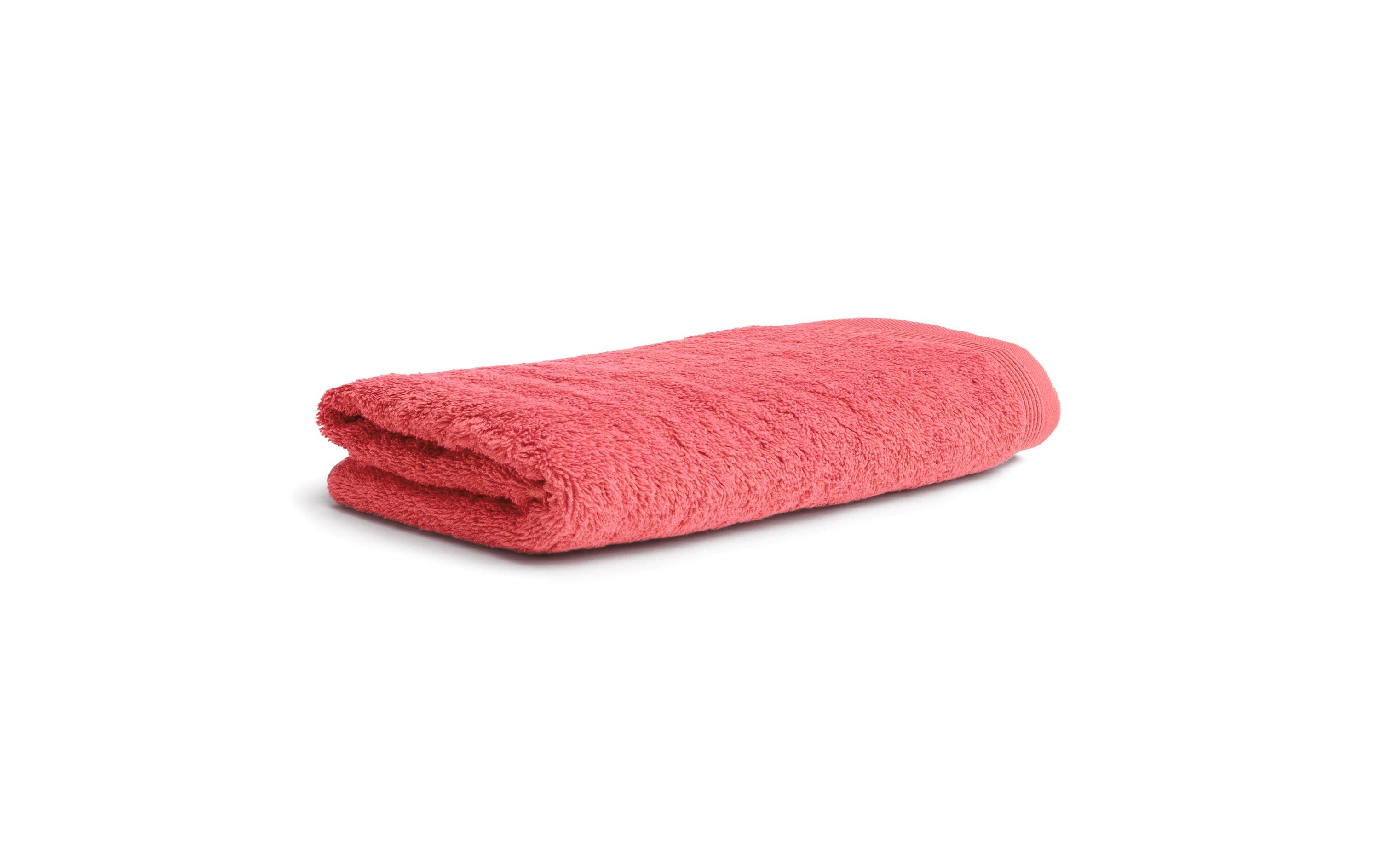 Duschtuch Superwuschel 80 x 150 cm, Coral/PinkSaugstarkes Frotteetuch mit Biesenbordüre