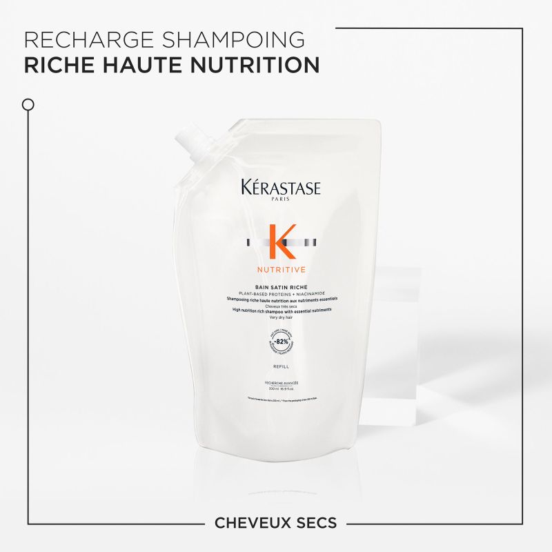 Recharge Bain Satin Riche Nutritive Kérastase 500ml