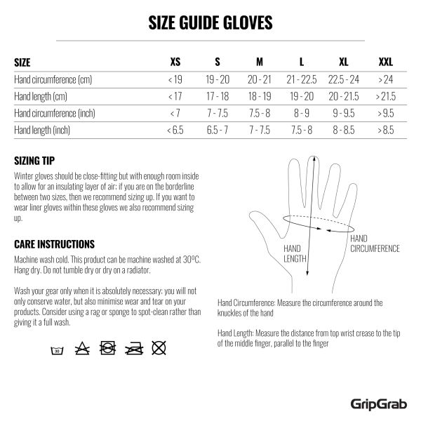 GripGrab Nordic 2 Vinter Cykelhandsker, Hi-Vis
