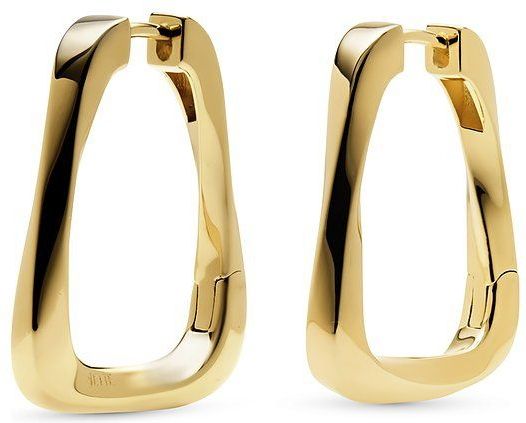 JETTE - SIMPLE 88853768 - Creolen - Geelgoud - Zilver 925