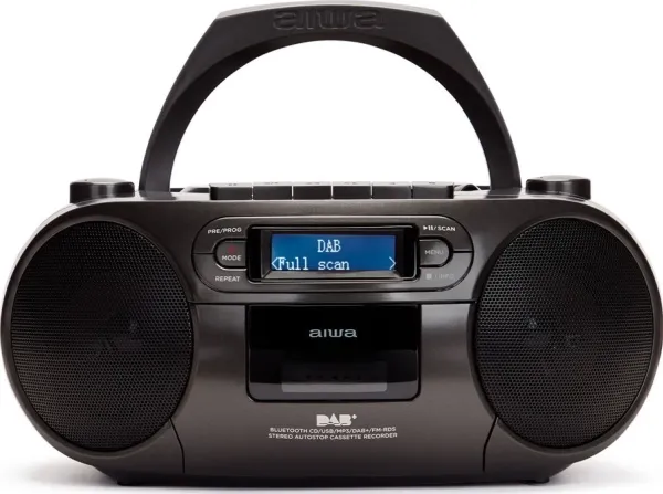 AIWA BBTC-660DAB - Boombox - 4 Watt - sort