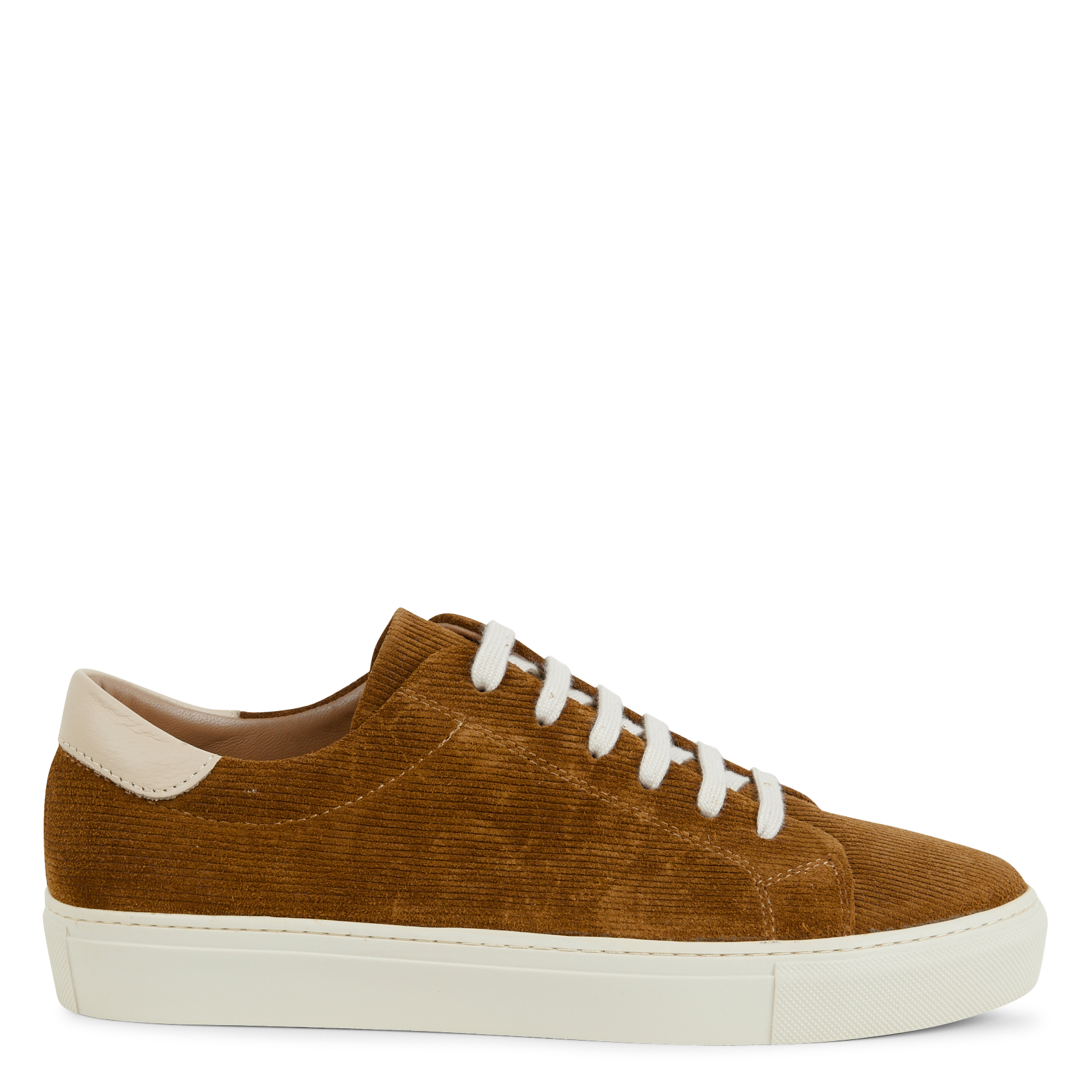 SUZETTE - Baskets basses en cuir | Marron