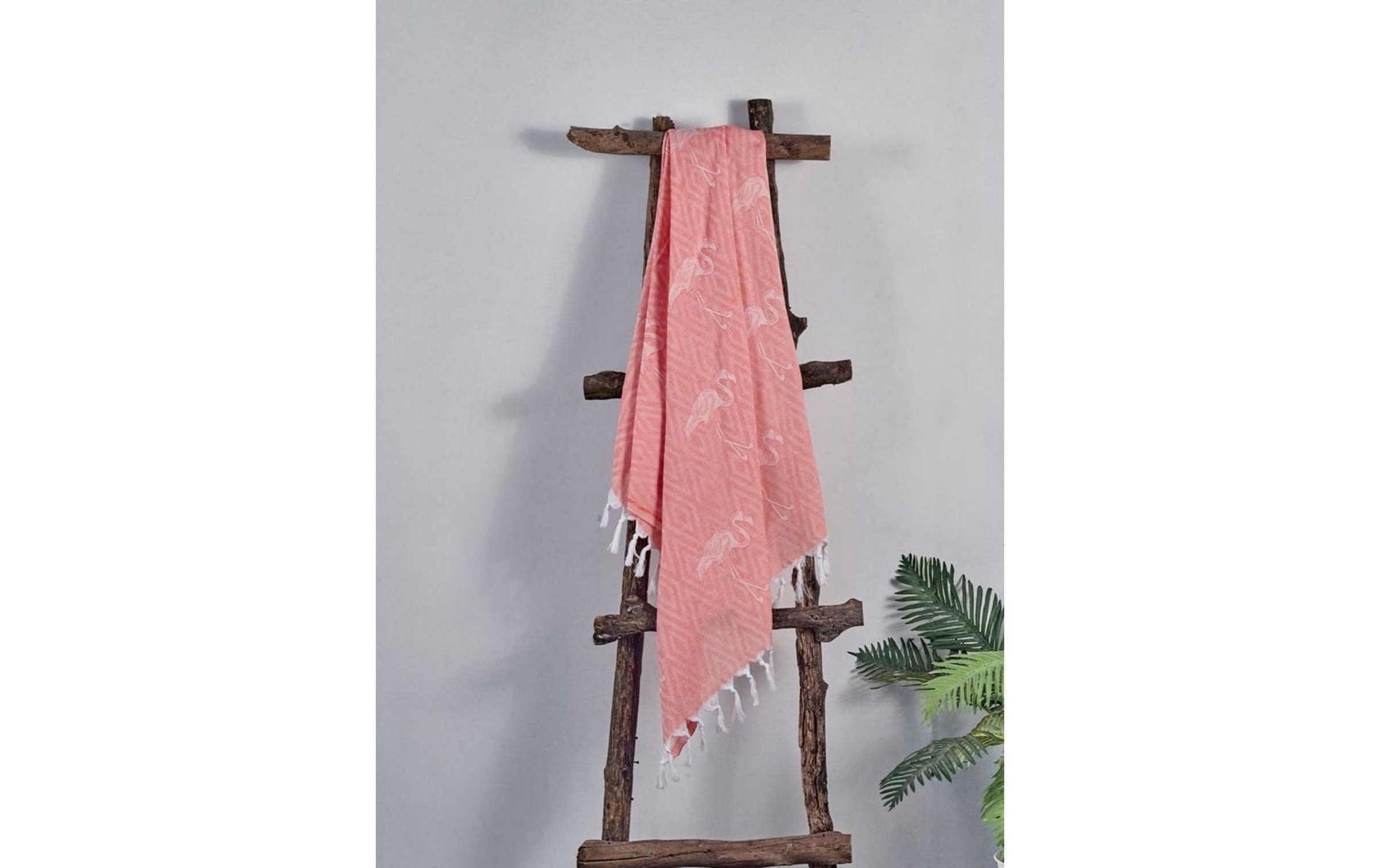 Strandtuch »Foutastic Flamingo Rosa«