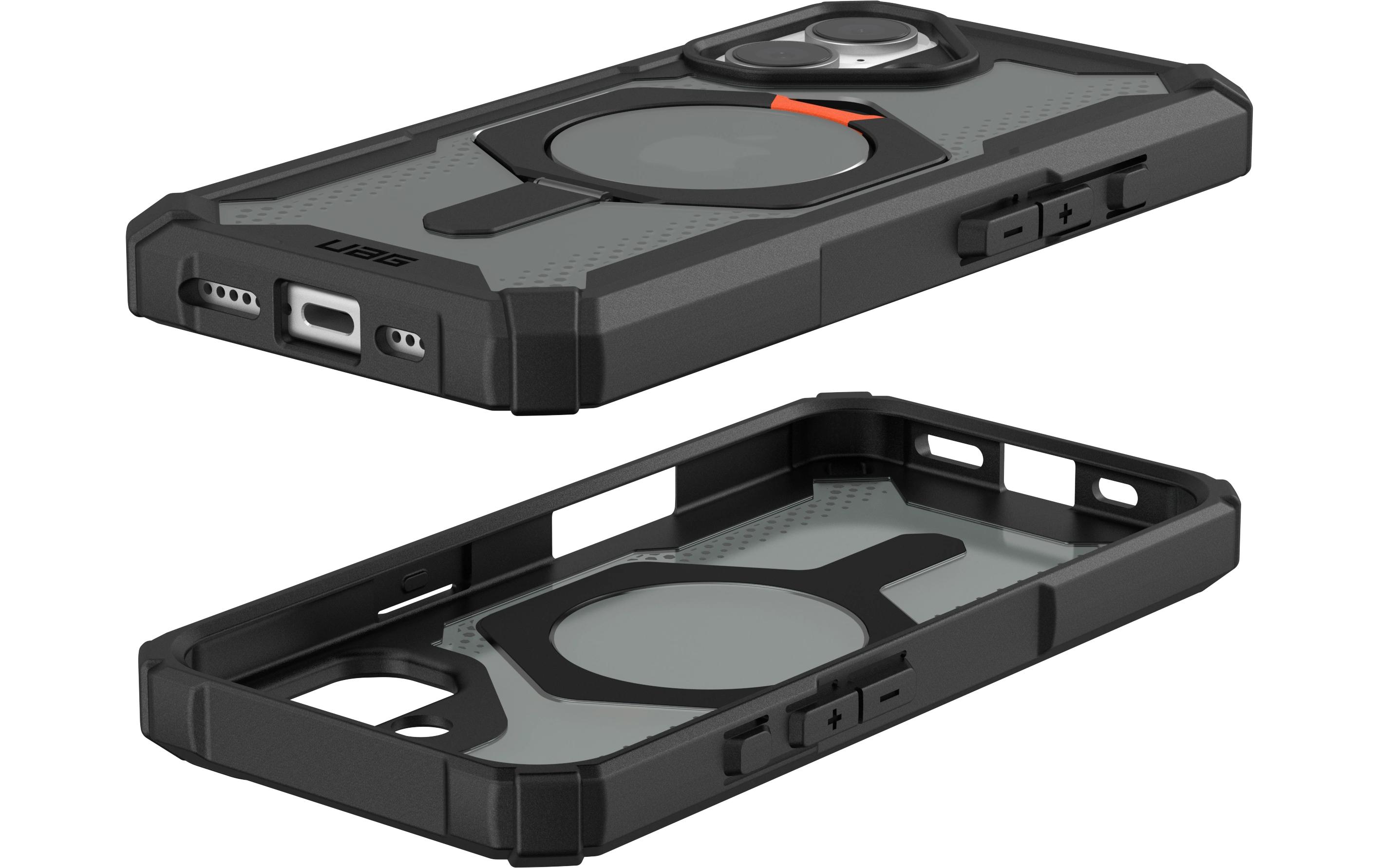 Back Cover Plasma XTE iPhone 16 Black/OrangeSchutzhülle für das Apple iPhone 16