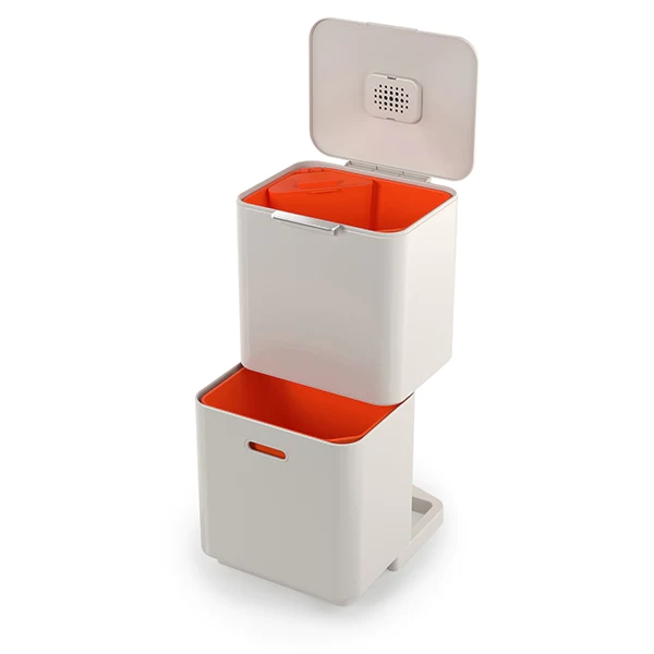 Poubelle Totem Pierre 60 L - 2 compartiments 30 L Joseph Joseph