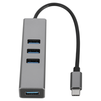 Q-Link USB-C hub 4 USB 3.0 poorten
