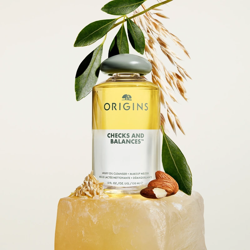 Origins Checks And Balances Milky Oil Cleanser + Makeup Melter 150 ml