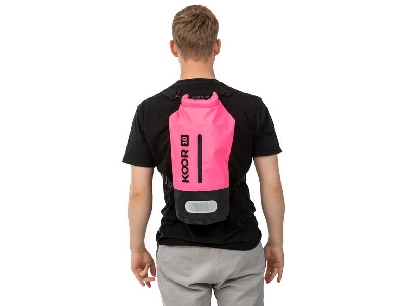 KOOR Dry Bag Toore Pink 10 l Wasserdichter Schwimmsack