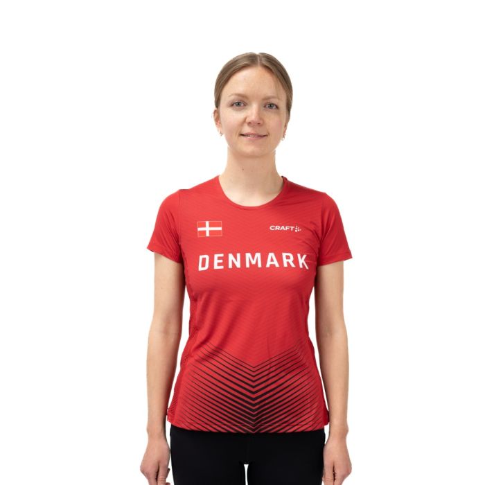 Craft Dame T-shirts Danmark Tee Rød
