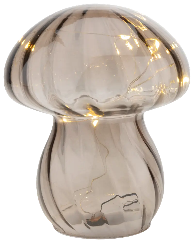 Bordlampe i glas Mushroom - assorterede farver