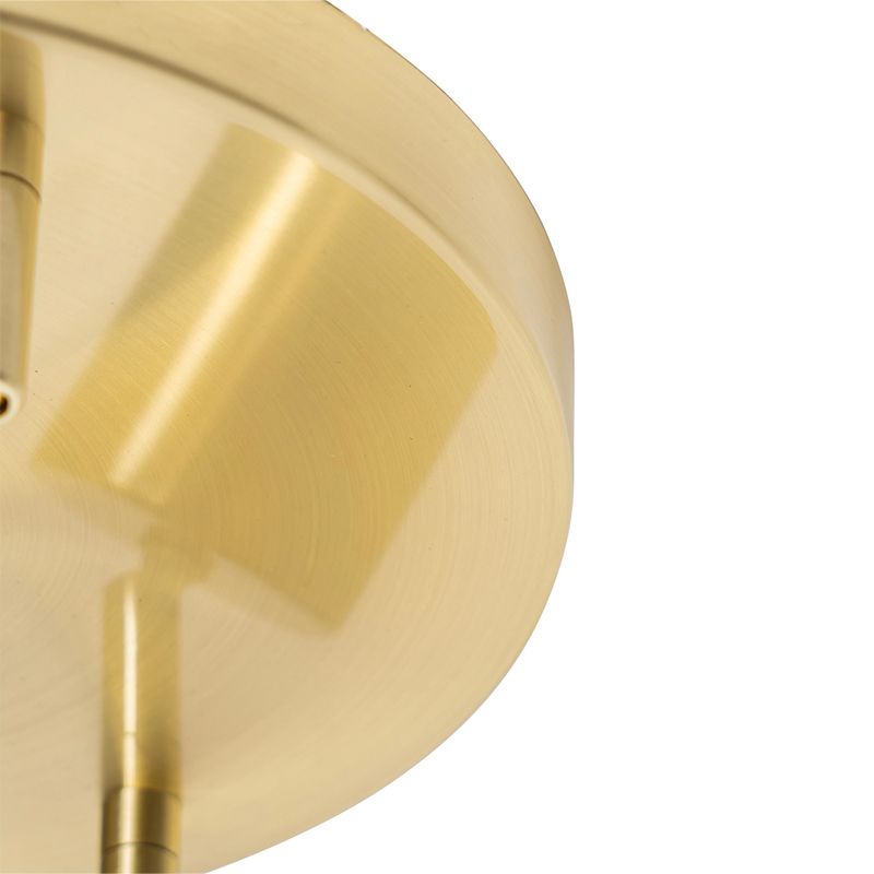 Moderne plafondlamp messing verstelbaar rond 3-lichts - Java