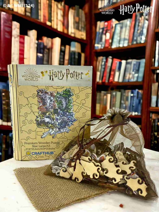 Crafthub Harry Potter puslespil (Hogwarts våbenskjold