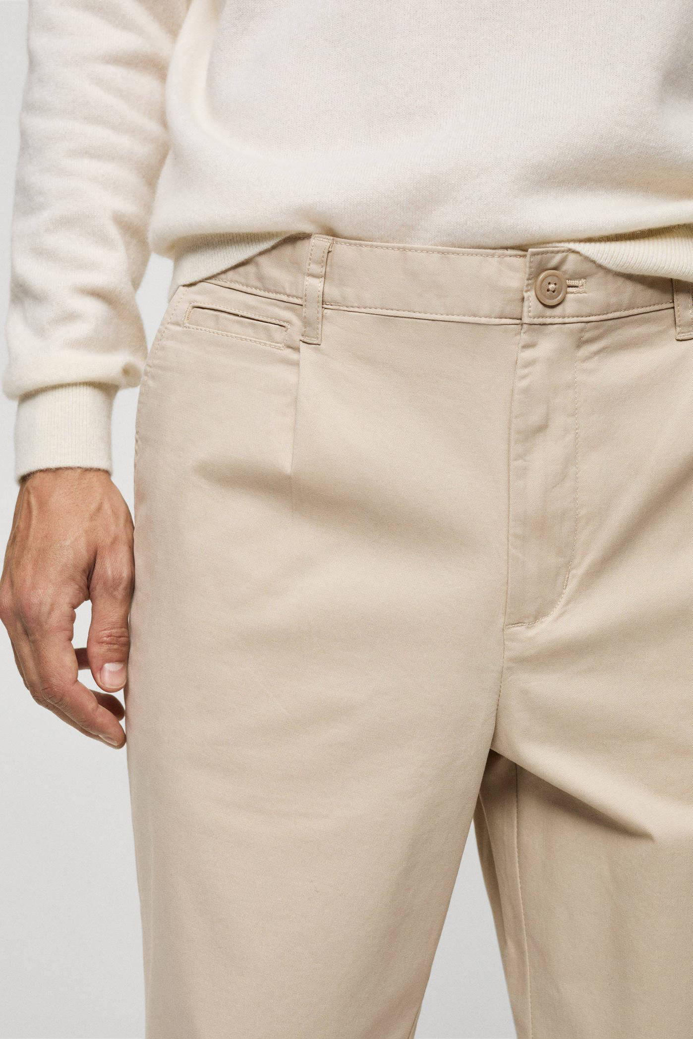 Mango Man regular fit chino beige