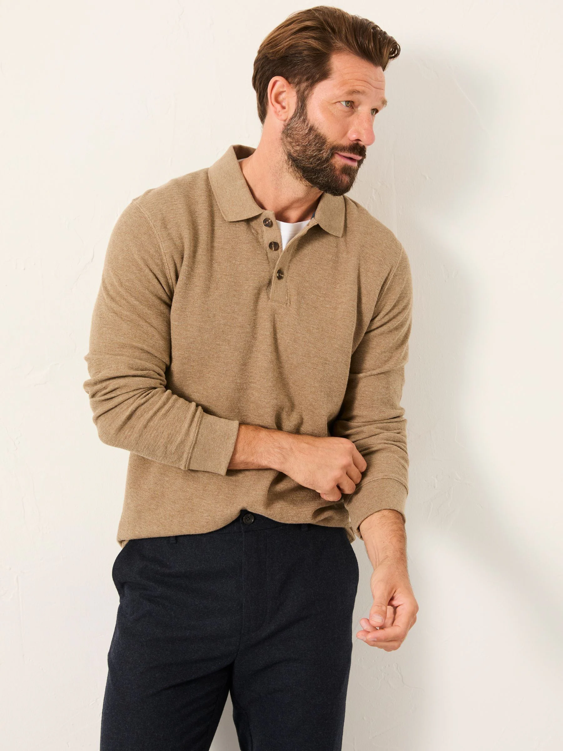 FatFace Long Sleeve Polo