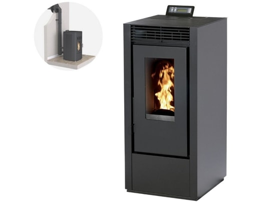INTERSTOVES - Poêle à granulés Pack poêle à granules marina 11kw etanche + kit conduit vent...