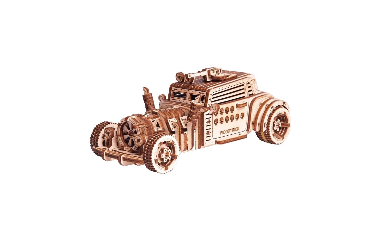 Bausatz Apocalyptic CarPostapokalyptisches Auto 3D Bausatz aus Holz