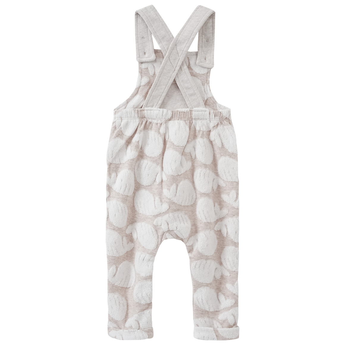 Topomini Baby Strampler und Langarmbody im Set beige / cremeweiss