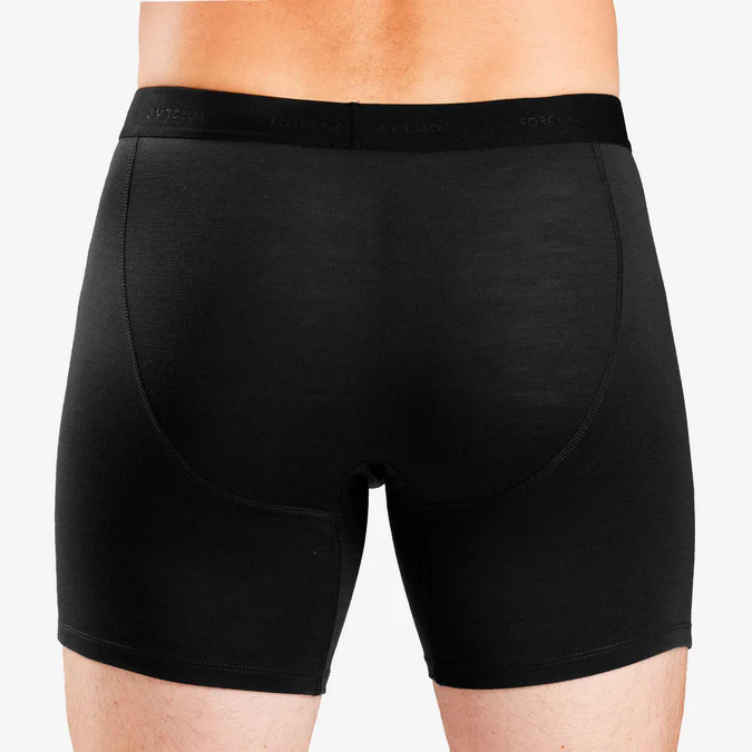 Decathlon Forclaz - Forclaz Cueca Boxer Masculina de Lã Merino para Mochilão em Montanha MT500