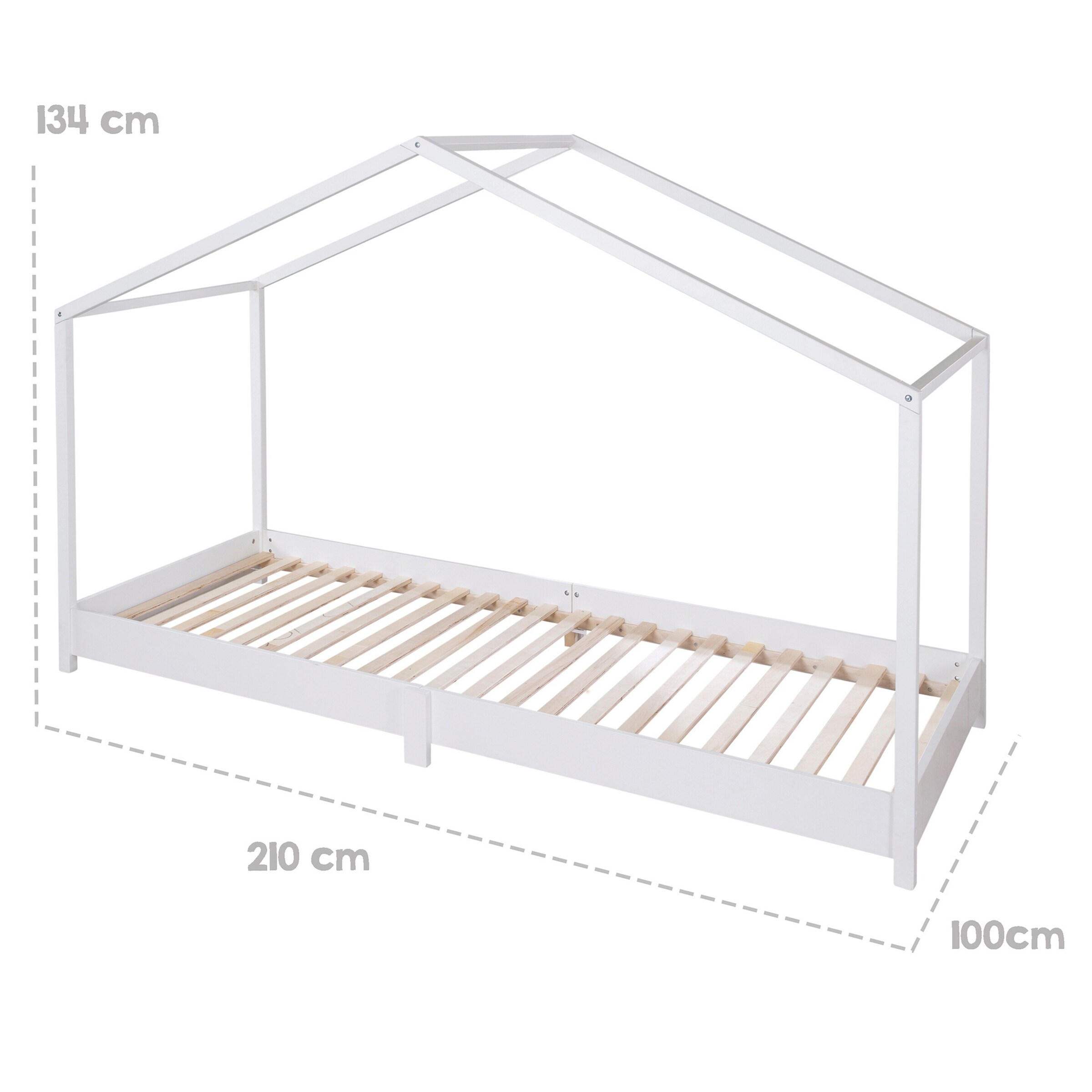 roba Bodenbett Komplettset 90 x 200 cm