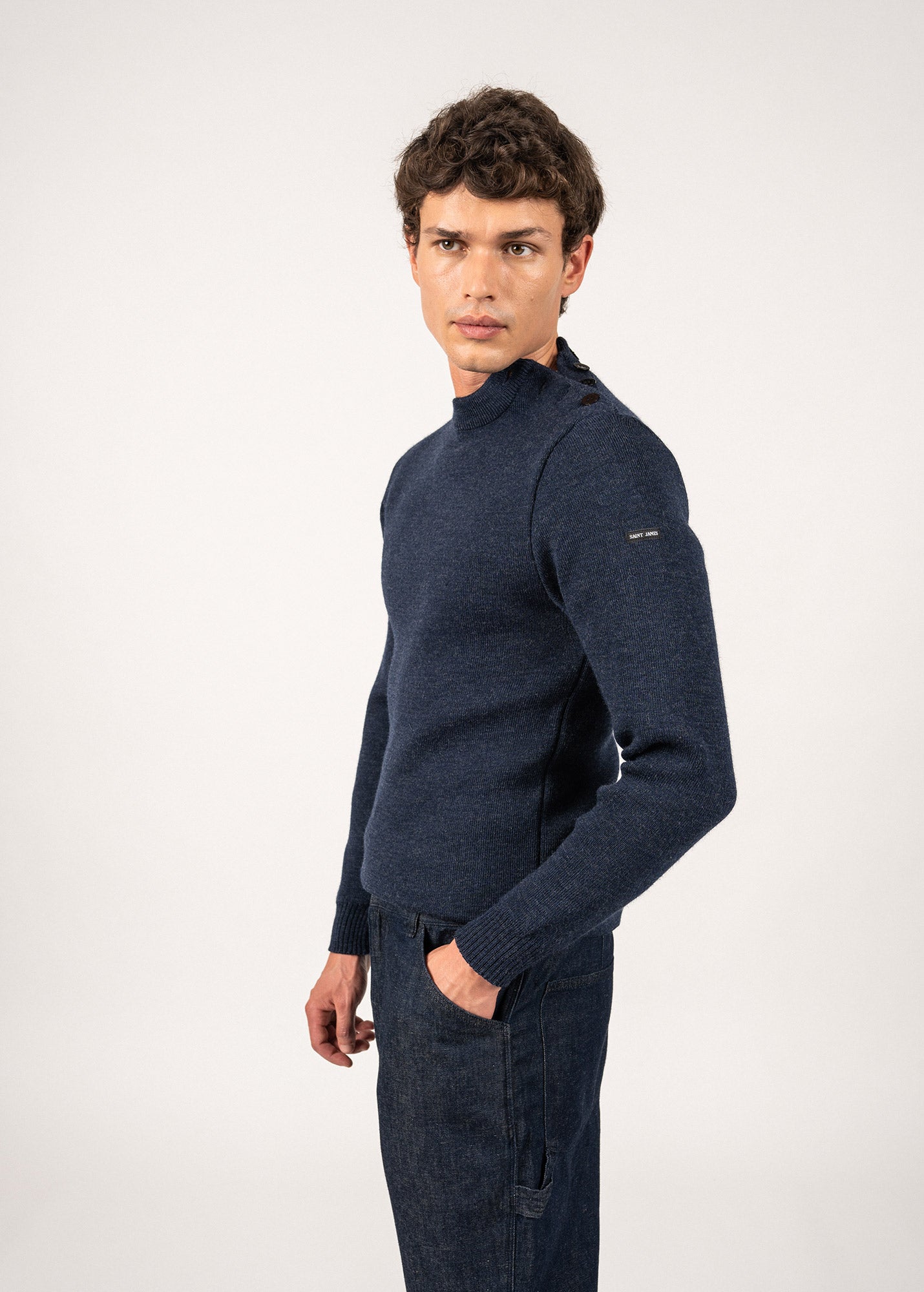 Pull marin uni Matelot