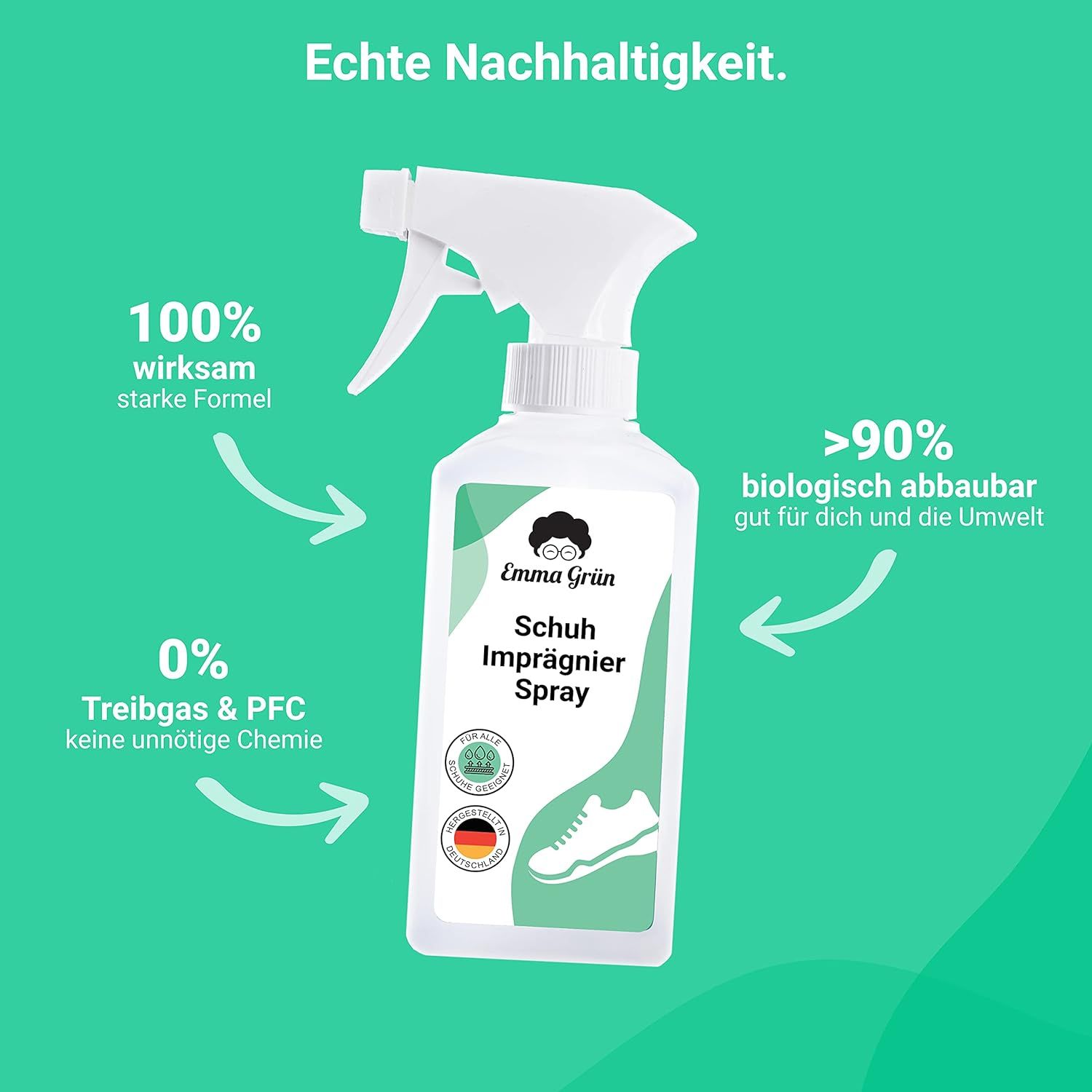 Emma Grün® Imprägnierspray für Schuhe