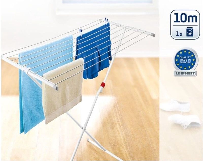 Leifheit - Classic 100 Easy - Droogrek - Inklapbaar - 10 Meter Drooglengte