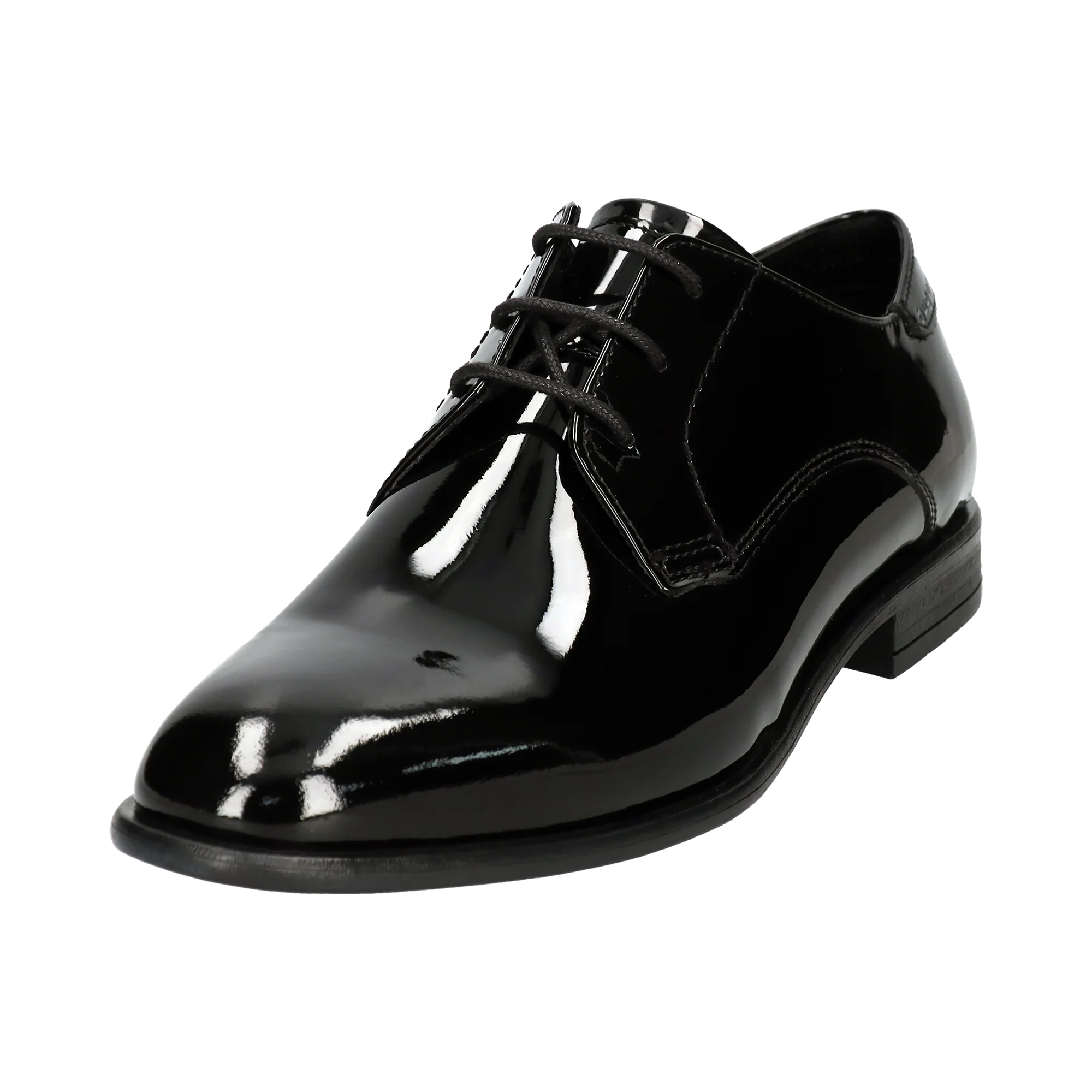 Leder Business Schnürer schwarz